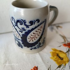 Apfelwein Bembel Blau. H=14cm