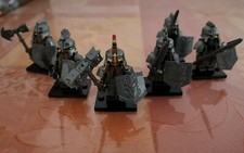 6x lotr Herr der Ringe dain dwarf tabletop zwerg minifigur hobbit klemmbaustein
