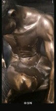 Statue Figur Deko Sportler Bronze 