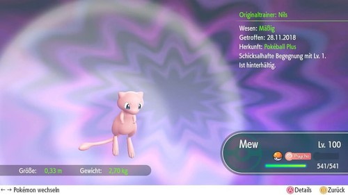 Legendäre pokéball plus mew - pokéball,