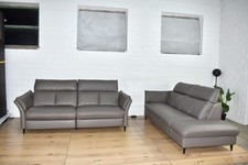 Ledersofa Recamiere Zweisitzer