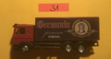 werbetruck 1:87, Germania Bier, Brauerei, Miniatur, Sattelzug, HO, Selten