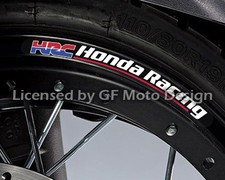 8x HRC Racing Wheel Stickers