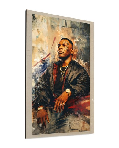 Mike tyson leinwand bild iron - leinwand,
