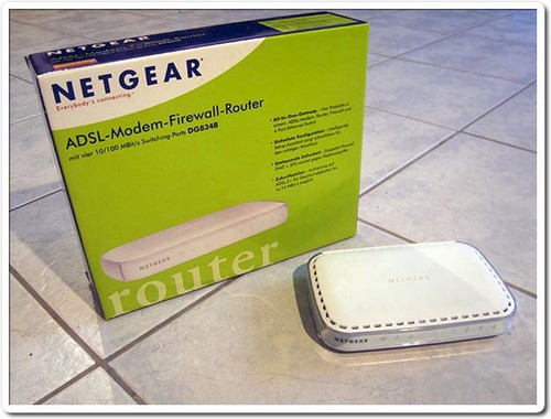 Netgear router switch - router, /