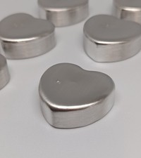 Bleifreier Zinnbarren Herz 80g