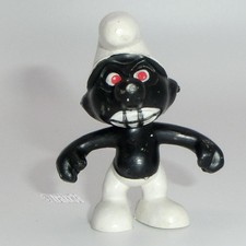 •••traxx38••• : Wütender-Schlumpf - Zahnzwischenräume schwarz ••• Schleich •••