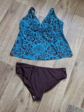 HIS Tankini Türkis Braun Gr