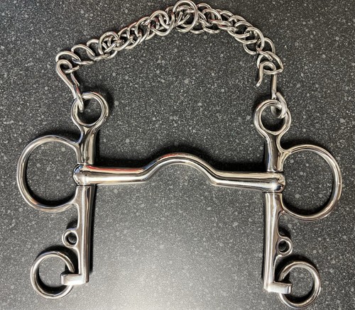 Brandneu edelstahl pelham bit - brandneu,