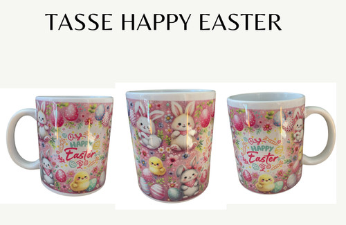 Tasse becher happy easter - becher,