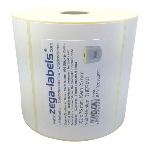 Thermo etiketten rolle 102 - thermo, x