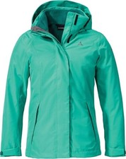 Schöffel Venturi 3in1 Damen Funktionsjacke, herausnehmbarer Fleecejacke Türkis