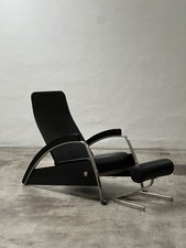 Jean Prouve Tecta D80 Grand Repos Lounge Chair Leather