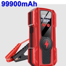 99900MAH AUTO KFZ STARTHILFE JUMP STARTER 12V LADEGERÄT BOOSTER PKW POWER BANK-