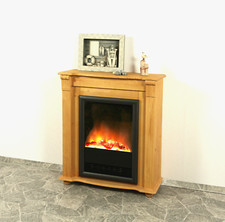 Dimplex Elektrokamin, elektrisches Kaminfeuer Viotta de Luxe Optiflame, Echtholz