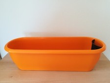 Pflanzkasten, Blumenkästen, Ebert, orange, mit Wasserspeicher