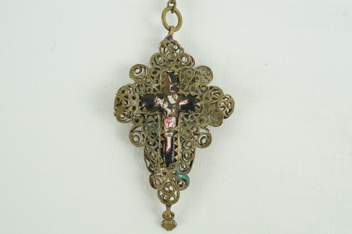 Antiker biedermeier rosenkranz - biedermeier,