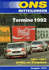 ONS Mitteilungen Nr. 10/1991