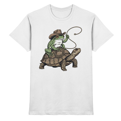 Cowboy frosch reitet auf - cowboy,
