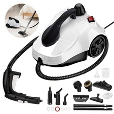 Profi Dampfreiniger Reinigungsmaschine 2000W mit 16 Zubehör 2L Tank Dampfbesen