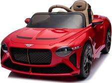 BENTLEY B , Ledersitz, Eva Räd Kinderauto Kinderfahrzeug Kinder Elektroauto Grün