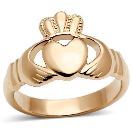 Claddagh ring rosegold irish - ring,