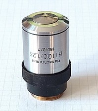 Zeiss Jena Mikroskop Objektiv Plan HI 100/1,25 Oel * Bakterien Blutuntersuchung