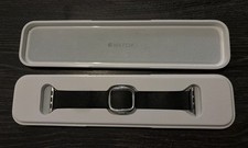 Apple Watch Armband Modern Buckle Black Leather Leder 316 L MJY92ZM 38 mm