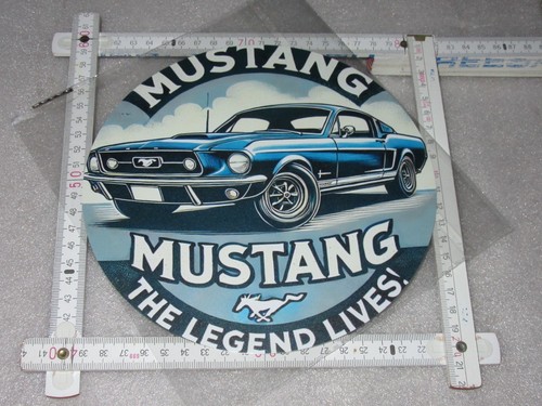 Ford mustang blechschild - 20, cm