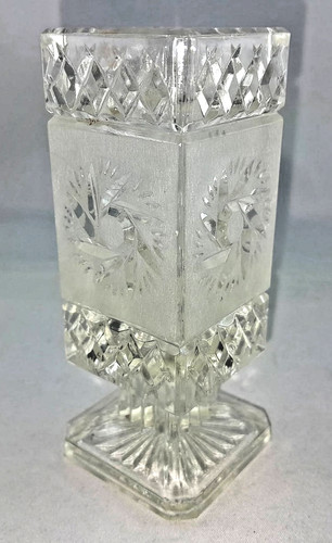 Kleine transparente vase eckig - kleine,