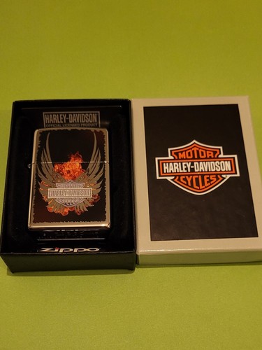 Zippo harley davidson chrome - zippo,