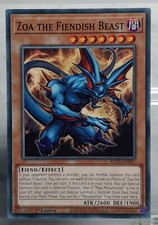 YUGIOH- Playset 3x Zoa the Fiendish Beast - ROTA-EN007 - Rage of the Abyss EN/NM