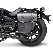 Motorrad Satteltasche für Custom Bikes Texas schwarz links gebraucht