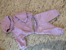 Baby Jogginganzug Hausanzug lila flieder Hoodie