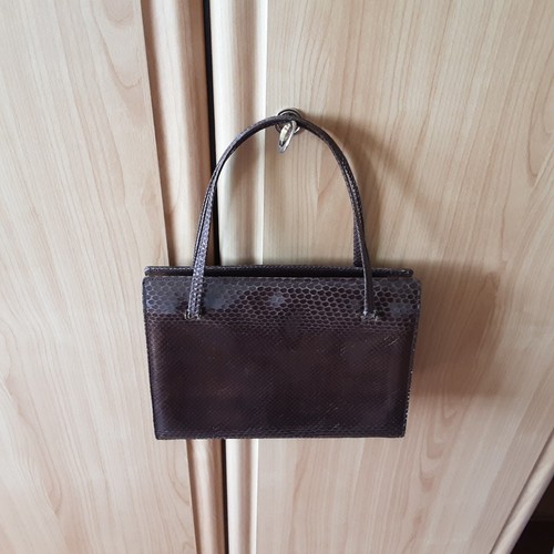 Schlangenleder handtasche - schlangenleder,