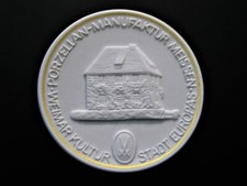 Porzellan Medaille  "Weimar