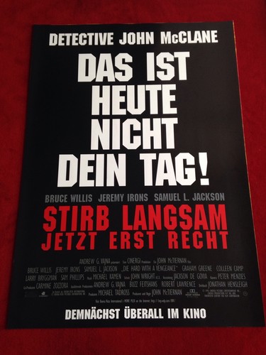 Stirb langsam jetzt erst - langsam,