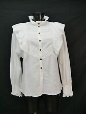 Gr.42 Trachtenbluse weiß