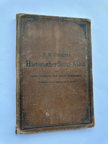 Alter historischer schul atlas - historischer,