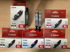 Original Canon PGI-550 XLund CLI-551 XL PIXMA Druckerpatronen