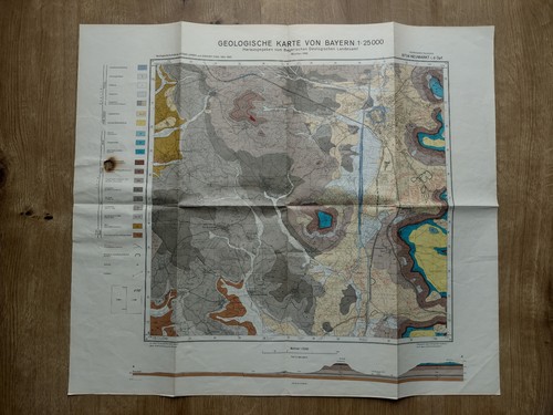 Historische geologische karte - historische,