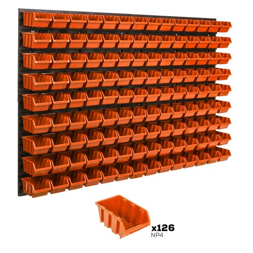 126 stck box - 126, lagersystem