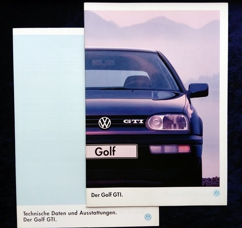 Golf gti prospekt - vw, 3