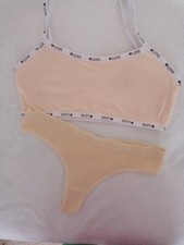 Mädchen Set Bustier Gr 140/146 Gelb 