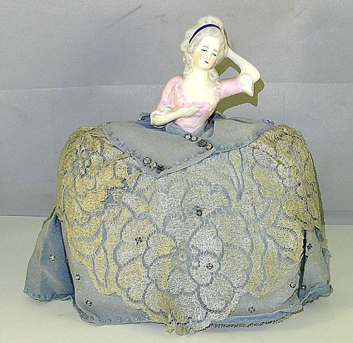 Alte teepuppe half doll - teepuppe,