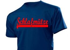 Fun T-Shirt "Schlafmütze" Langschläfer Schlafshirt Morgen Muffel Gr S-XXL Sleep