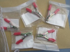 5 x Batteriezange  Blech Rot 40Amp  / DV2K1Nr.12