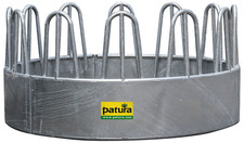 PATURA Robust Rundraufe 12 Fressplätze OHNE Dreipunkt Heuraufe