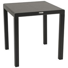 Gartentisch Bistrotisch Gartenmöbel Tisch Alu PARIS 70x70cm anthrazit 2. WAHL