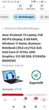 ASUS VivoBook Notebook, 15.6 Zoll